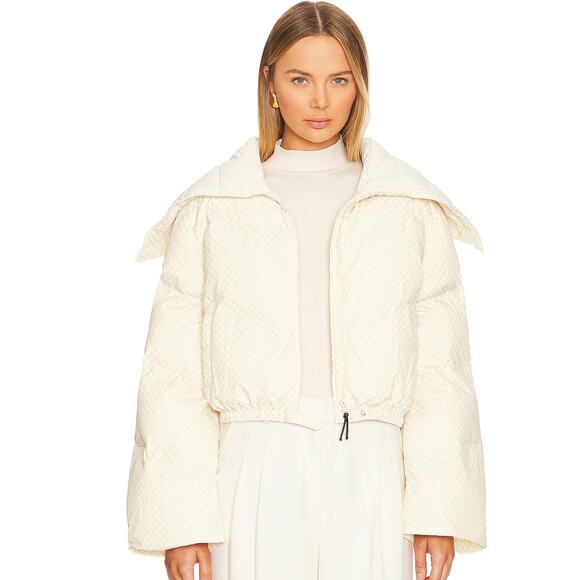 Toast Society Iris Puffer in Ivory NWT Size Small - Picture 1 of 4